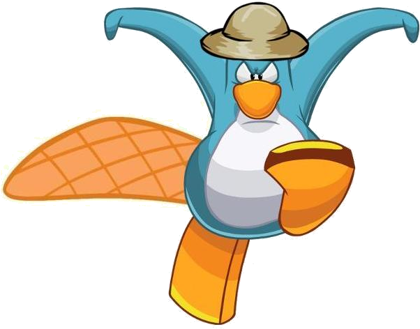 Perry The Penguin - Phineas And Ferb Penguin (614x536), Png Download