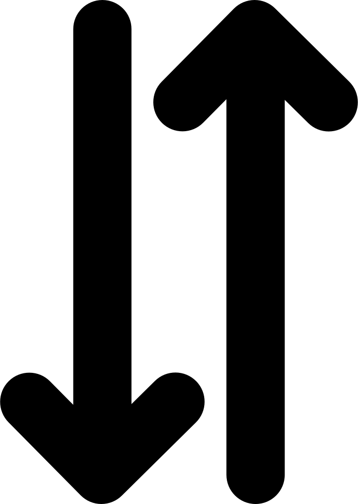 Download Up And Down Arrow Png - One To Two Arrows Png - Full Size PNG ...