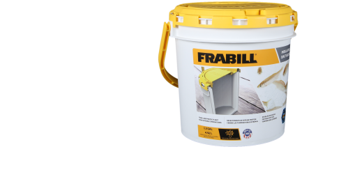 Frabill Min O Dipper Bucket 10 Qt - Frabill Insulated Bait Bucket (736x460), Png Download