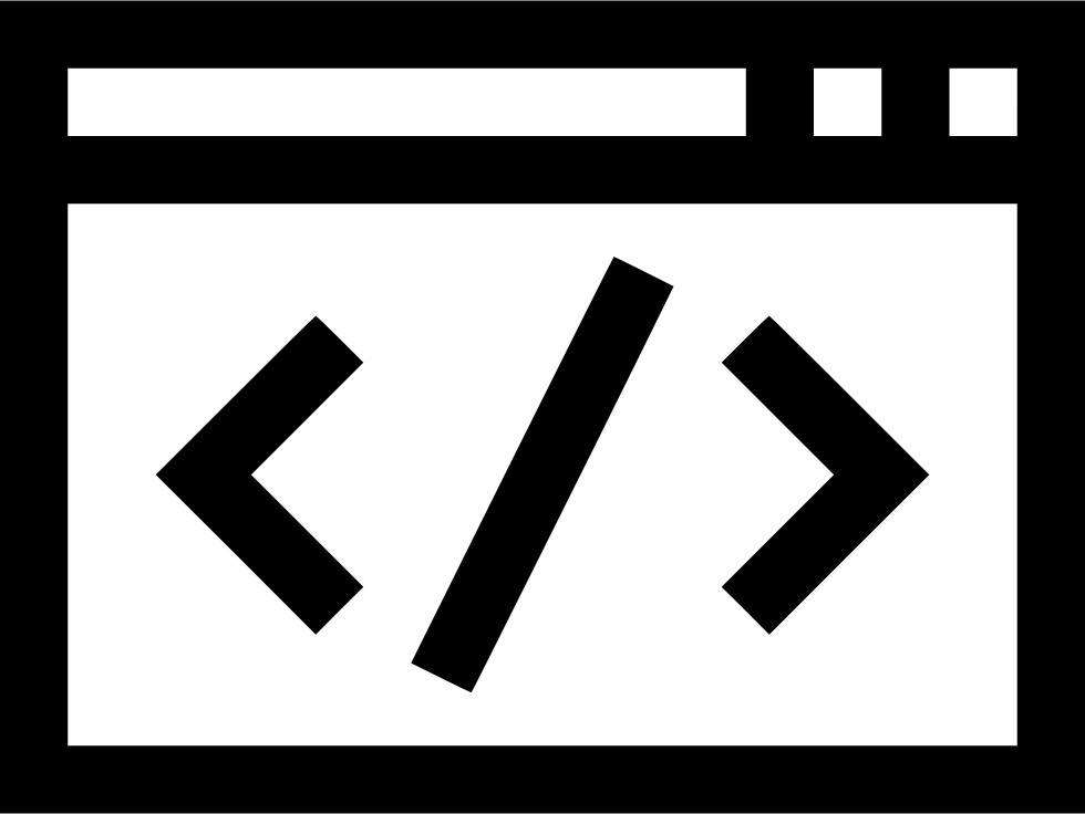 Download Png File - White Html Png Icon - Full Size PNG Image - PNGkit