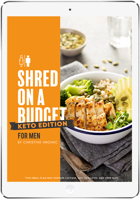 6 Week Budget Keto Shred For Men - Dish (800x800), Png Download