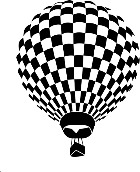 La Paillasse Have Given Me One Of The Bigest Exploration - Hot Air Balloon Png Black And White (600x600), Png Download