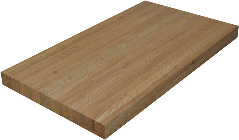 Ash Butcher Block Countertop - Edge Grain Vs Blended Grain Butcher Block (800x475), Png Download