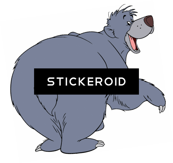 Baloo Book Cartoons Disney Jungle The - Cartoon (594x560), Png Download