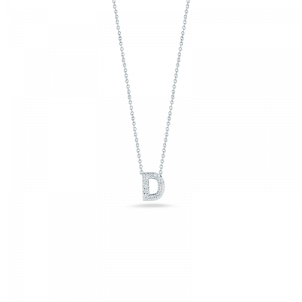 Tiny Initial "d" Necklace - Necklace (600x600), Png Download