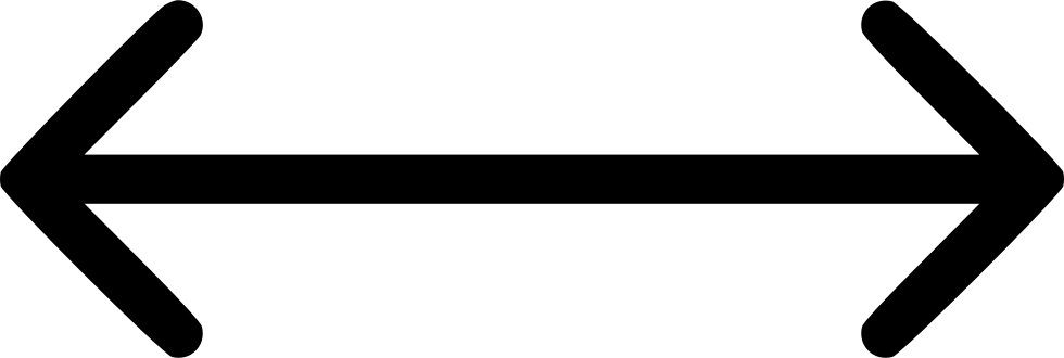 Png File Svg - Distance Arrow Png (980x330), Png Download