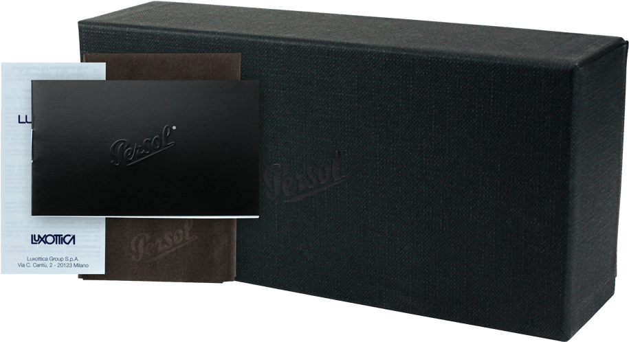 Po9649s 9558 Box Zoom - Persol Po3113s 95/58 Black Square Sunglasses (1000x600), Png Download