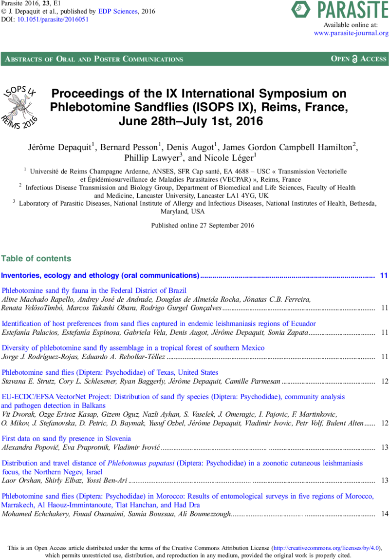 Proceedings Of The Ix International Symposium On Phlebotomine - Osteotome (930x1317), Png Download