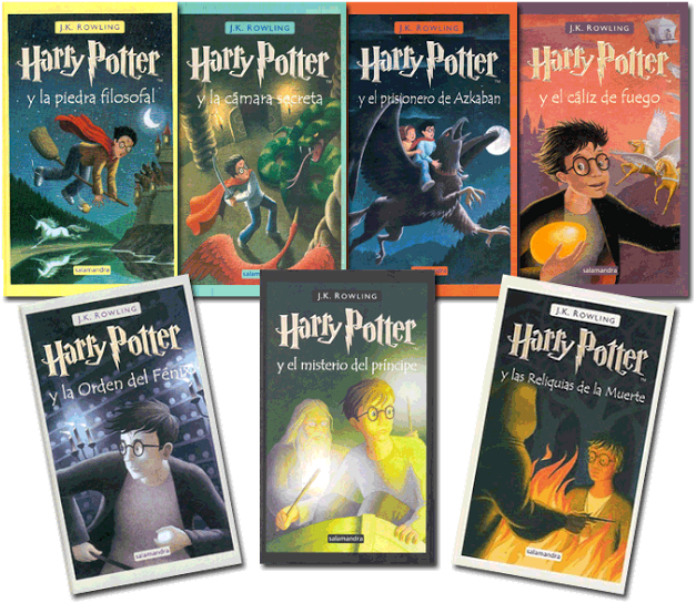 Harry Potter, 7 Libros De J - Harry Potter Y La Orden Del Fénix [book] (640x557), Png Download