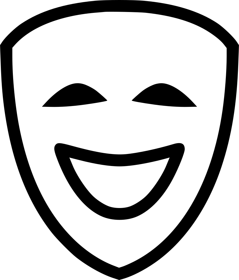 Png File Svg - Comedy Icon Png (836x980), Png Download