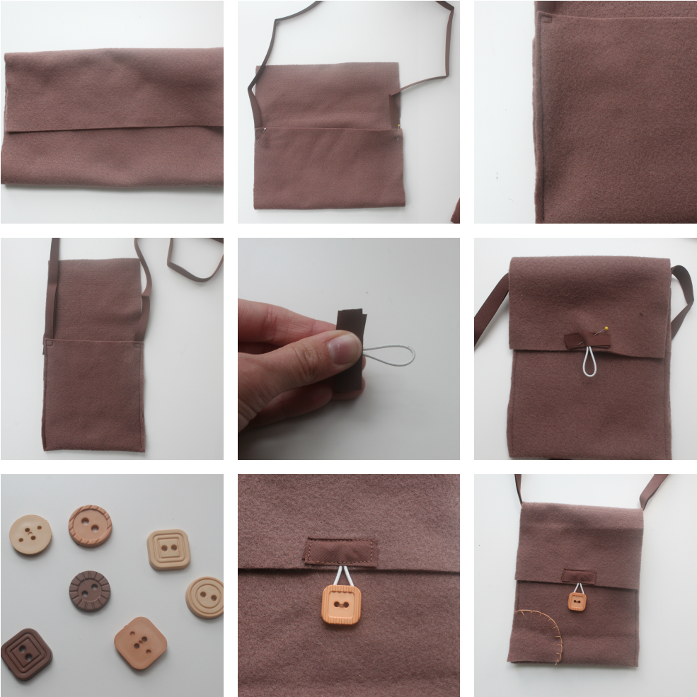 First, Cut A Rectangle Of Felt That Is 16 Inches Long - Make Flynn Rider Satchel (1024x1024), Png Download
