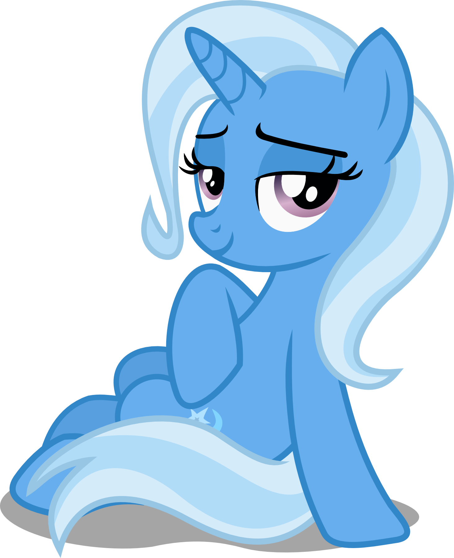 Seahawk270, Female, Lidded Eyes, Mare, On The Road - My Little Pony: Friendship Is Magic (1464x1800), Png Download
