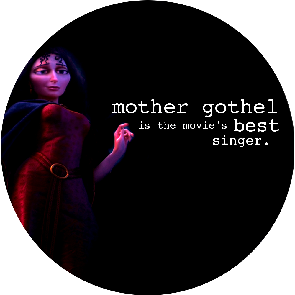 Tangled Tangled Confessions Gothel Mother Gothel - Tangled (1000x1000), Png Download