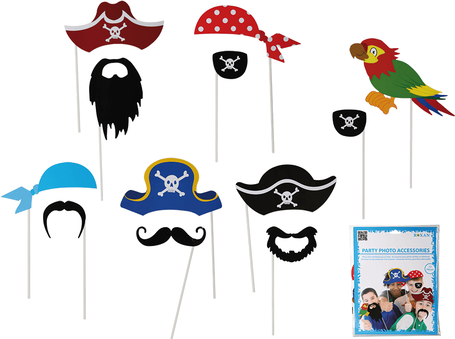 Pirate Photo Props - Pirate Party Photo Props (945x709), Png Download