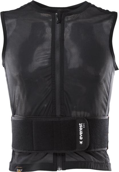 Everest U Ext D3o Vest Black Utrustning,snowboarding - Vest (560x600), Png Download