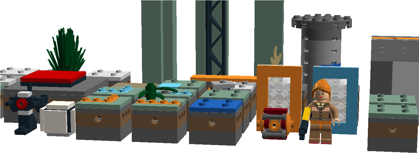 Portal Stories - Mel - Portal Mel Lego (1360x708), Png Download