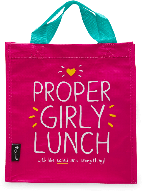 Happy Jackson 'proper Girly Lunch' Handy Tote (700x700), Png Download
