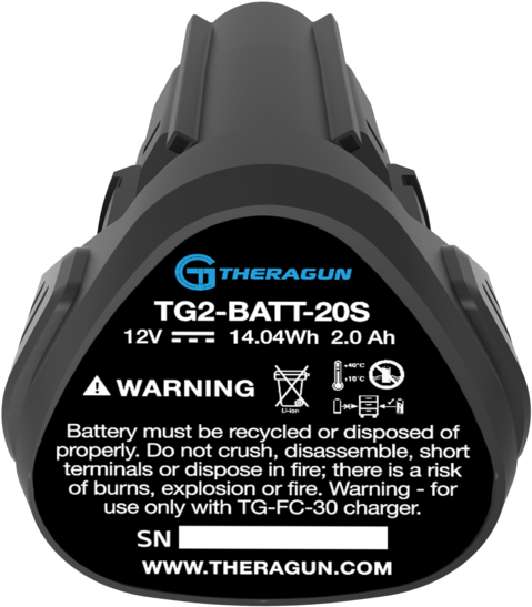Theragun Lithiumtech Battery For G2pro (1024x1024), Png Download
