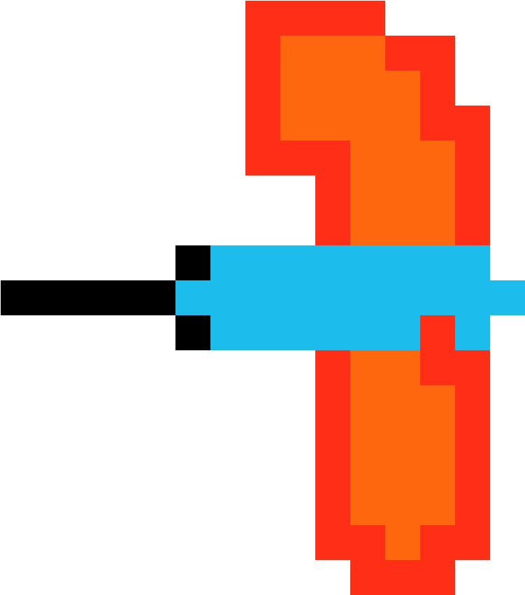 Fire Sword - Cross (1250x1300), Png Download