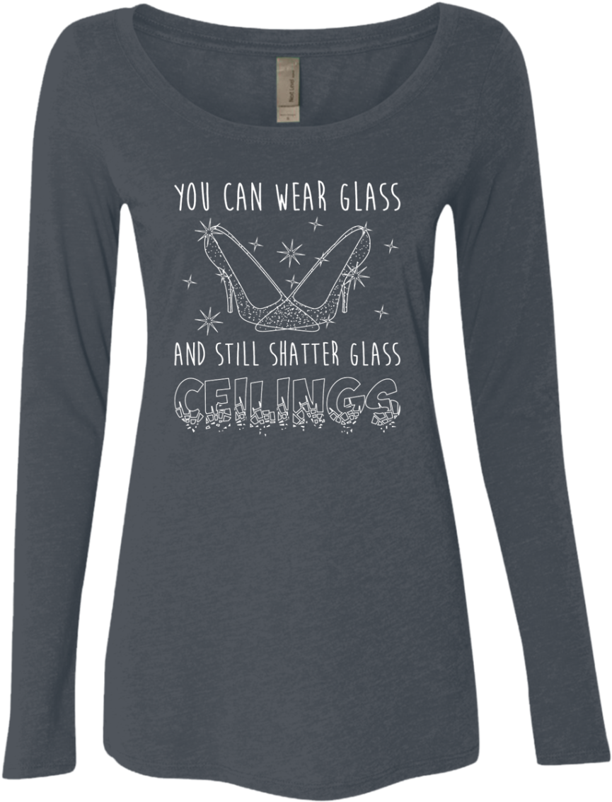 Glass Slippers Can Break Glass Ceilings - Shirt (1155x1155), Png Download
