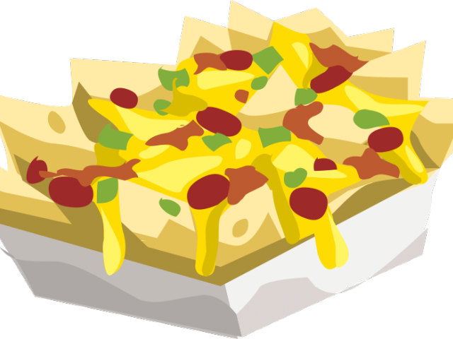 Chips Clipart Chip Queso - Nachos Clipart Png (640x480), Png Download