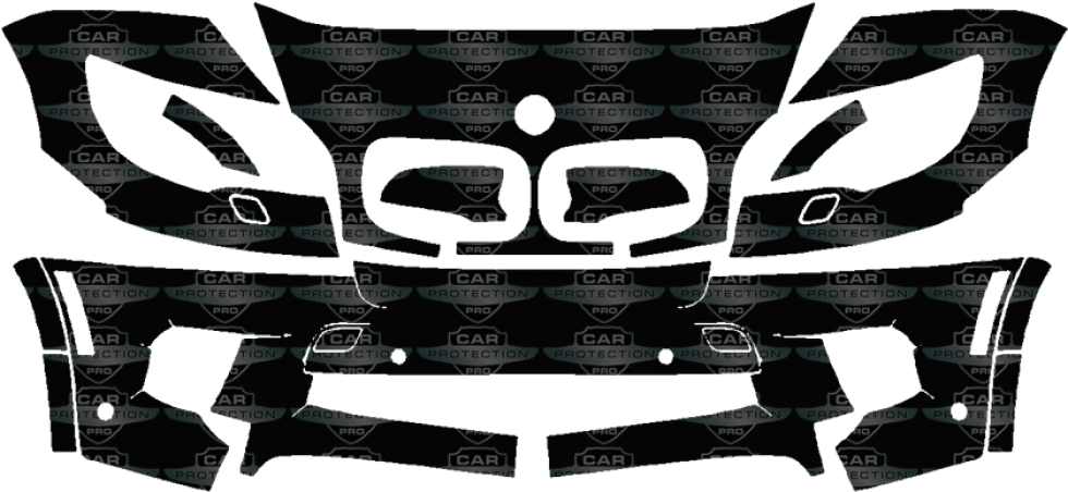 2010-2013 Bmw X5 M Sport 3m Scotchgard Clear Bra Paint - Paint Protection Film (980x700), Png Download