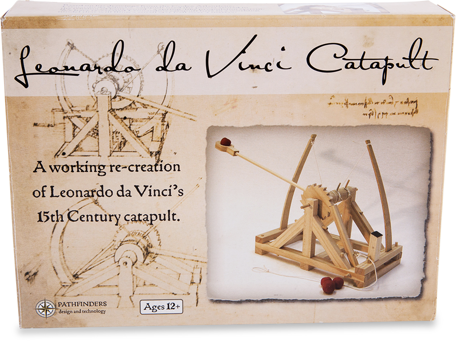 Leonardo Da Vinci Catapult (900x675), Png Download
