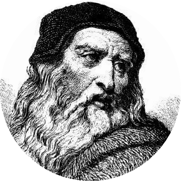 Leonardodavinci - History For Kids: The Illustrated Lives Of Archimedes (600x600), Png Download