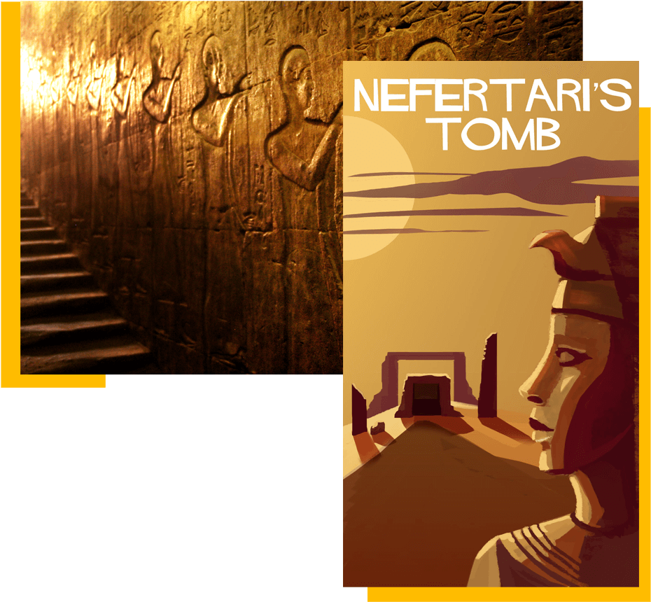 Nefertari's Tomb - Nefertari S Tomb (958x866), Png Download