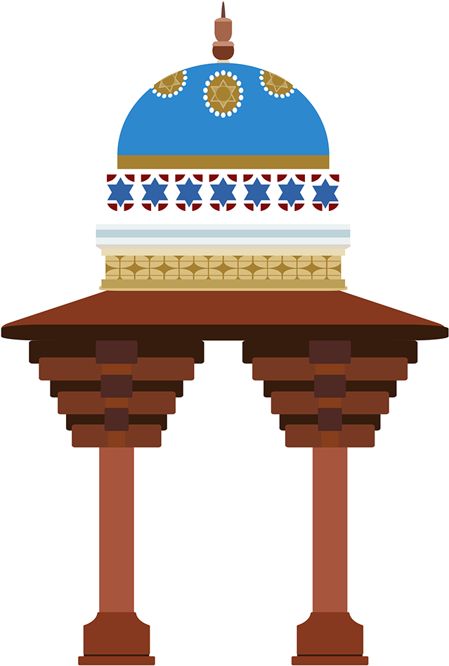 Both Svg And Png Format Copies Of This Colored Humayun's - Illustration (1200x1200), Png Download