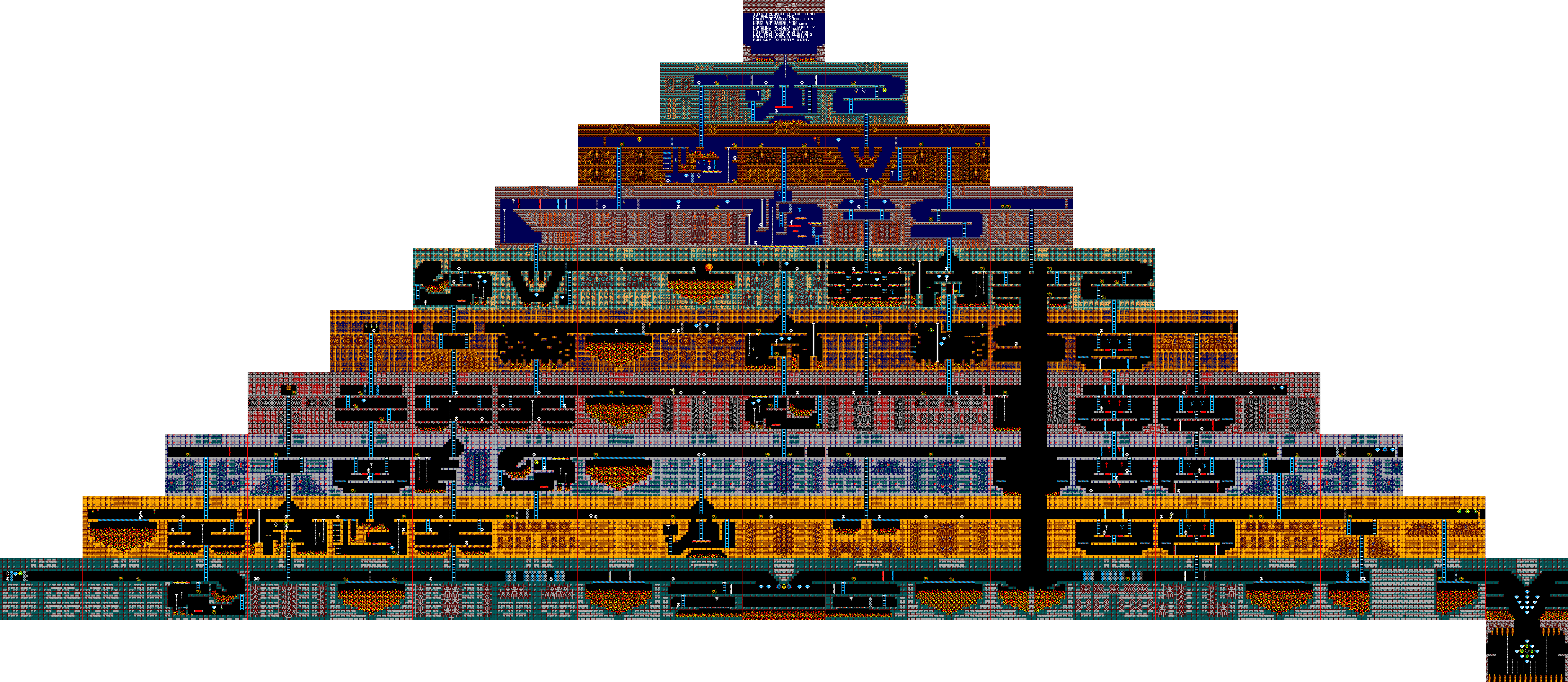 Ahuizotl's Tomb - Pyramid Of La Venta (4882x2122), Png Download