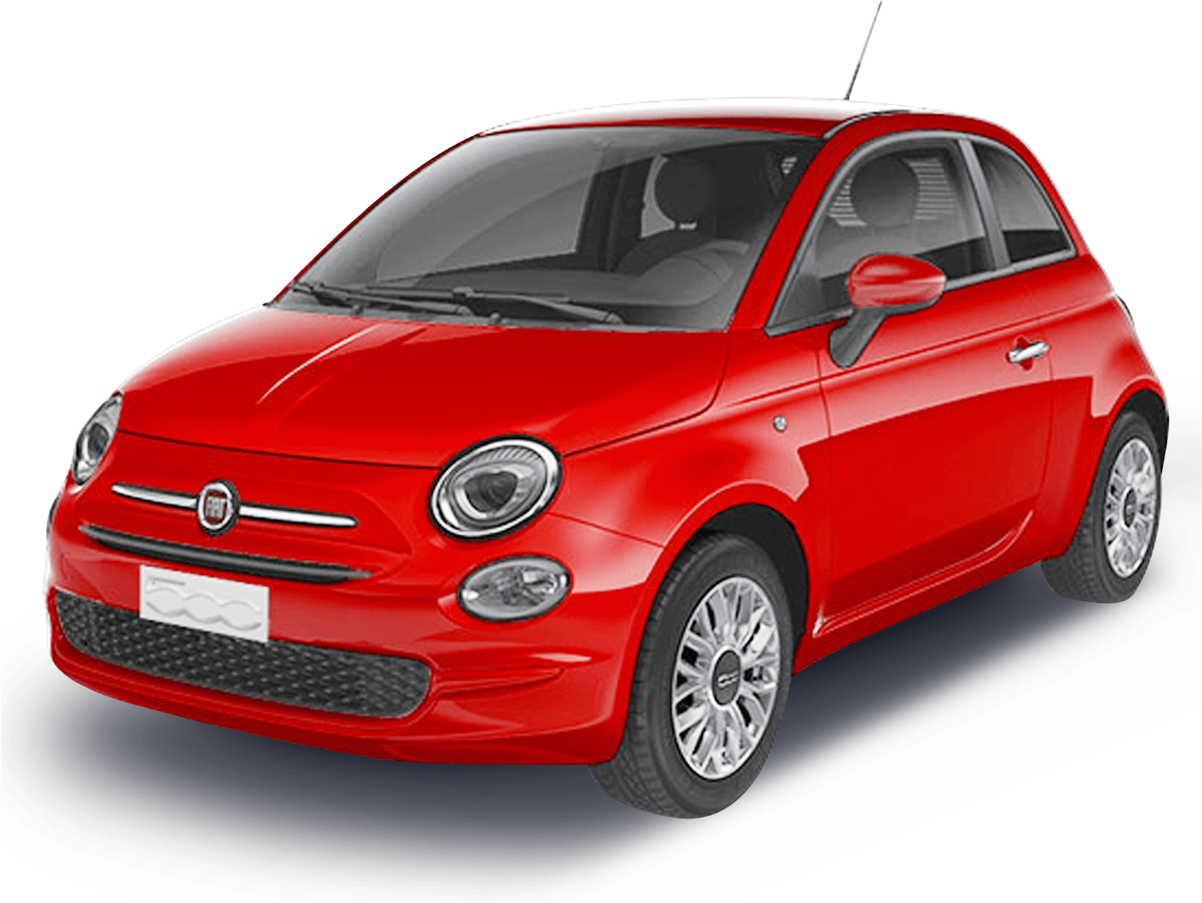 Fiat 500 Red Png (1694x1323), Png Download