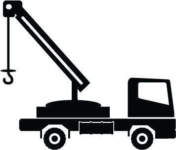 Crane Vehicle, Transport, Truck Icon - Crane (800x800), Png Download