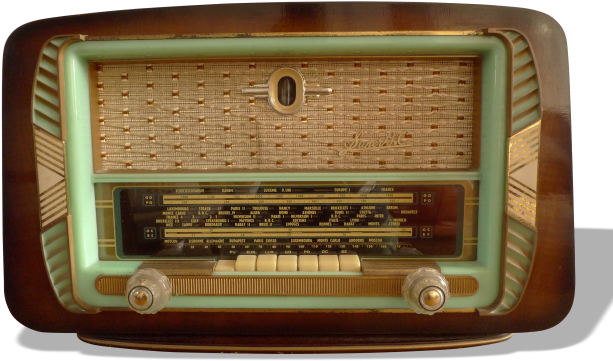 Poste De Radio À Lampes Retro Radios, Antique Radio, - Radio Receiver (650x650), Png Download