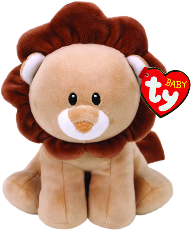Bouncer The Brown Lion Baby Ty - Ty Baby Bouncer (650x762), Png Download