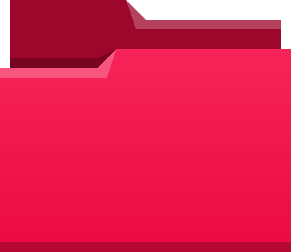 File Red Folder Icons Picturesms Png File Png Red Folder - Paper Product (1024x1024), Png Download