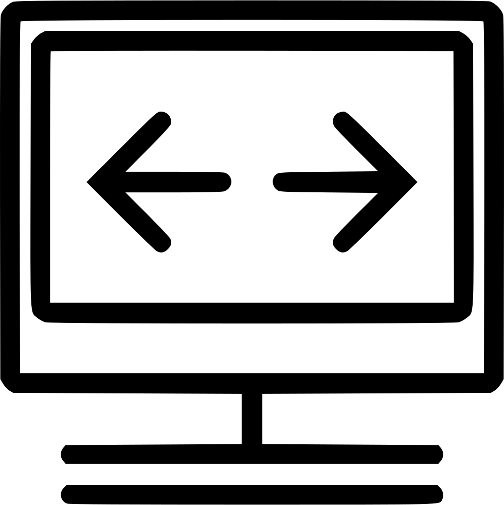 Png File - Turn Right And Left Icon (980x982), Png Download