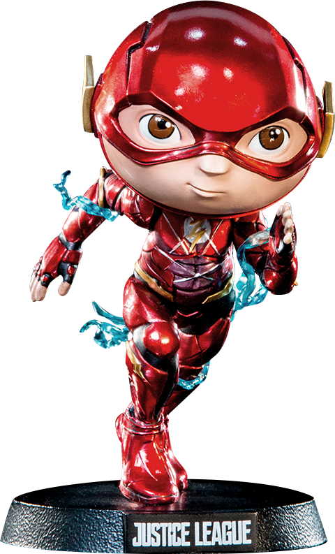 Dc Comics Collectible Figure The Flash Mini Co - Justice League Mini Co. Heroes (480x793), Png Download