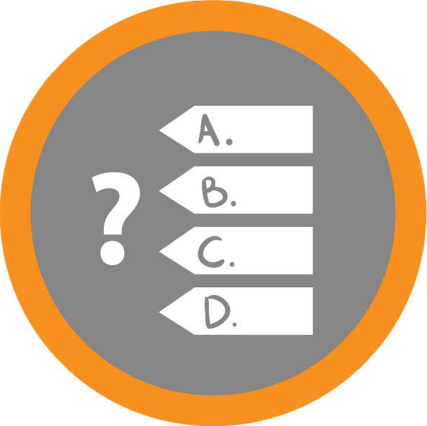 Take The Low T Quiz - Icono Quiz (609x608), Png Download