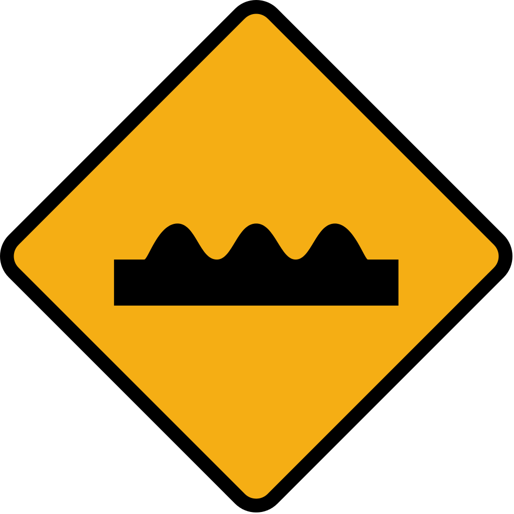 Diamond Road Sign Bumps Dips - Credit Repair (1024x1024), Png Download