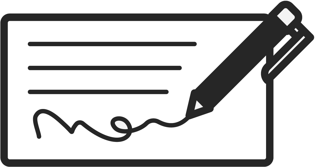 If You Would Like A Free Estimate On A Garage Door - Cheque Symbol (1255x665), Png Download