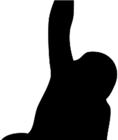 Tire Swing Clipart Gorilla - Silhouette (640x480), Png Download
