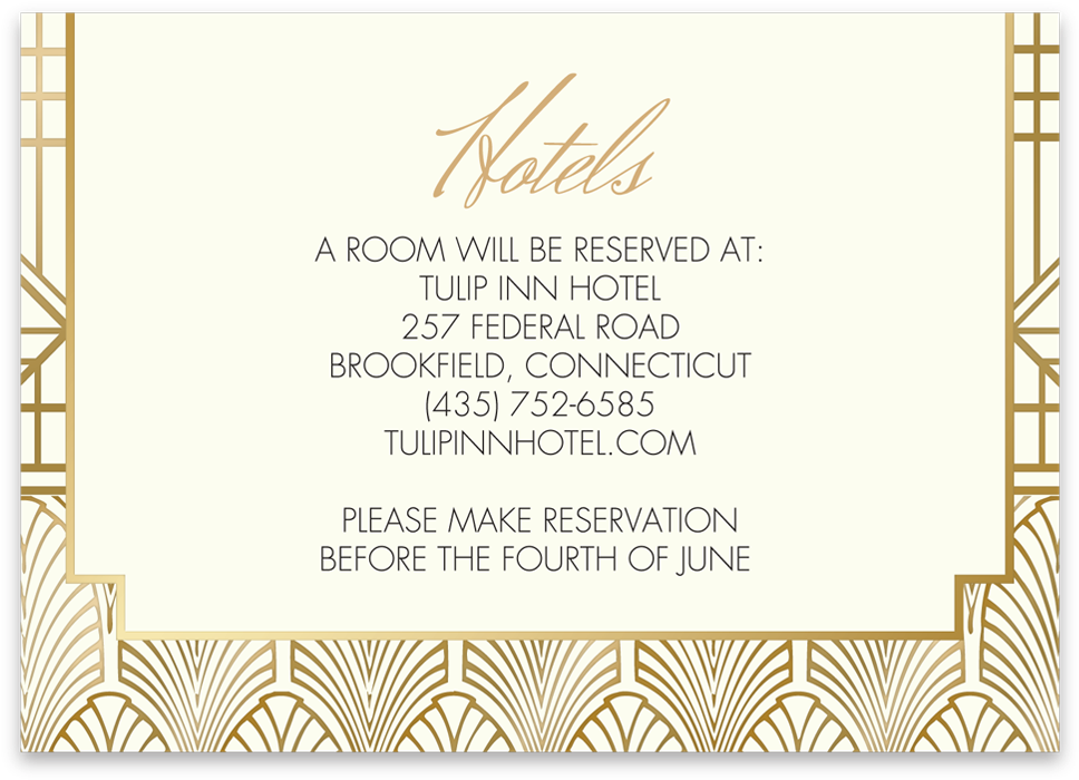 Thank You Card Golden Carvings - Invitation (1000x1000), Png Download