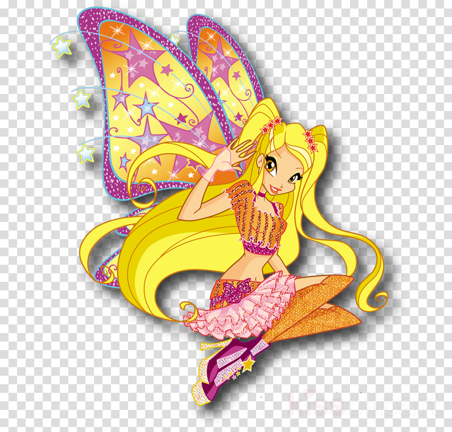 Winx Club Clipart Stella Bloom Aisha - Winx Club (900x860), Png Download