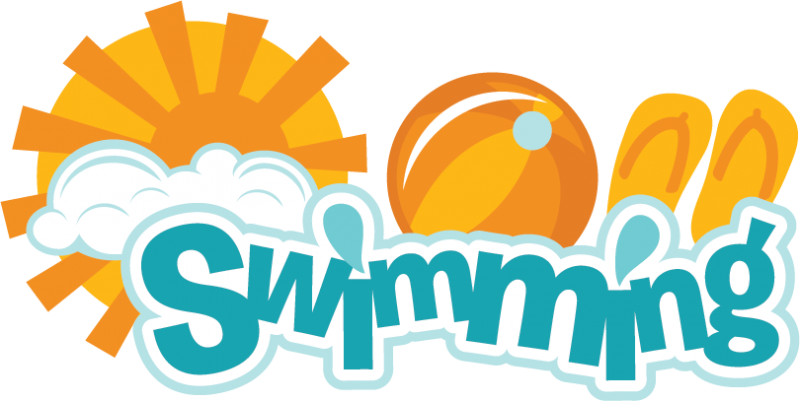 Swimming Svg Scrapbook Title Swimming Svg Scrapbook - Swimming Is Fun Clipart (800x401), Png Download