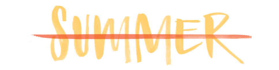 Summer Squarespace Banner Title - Calligraphy (1000x336), Png Download