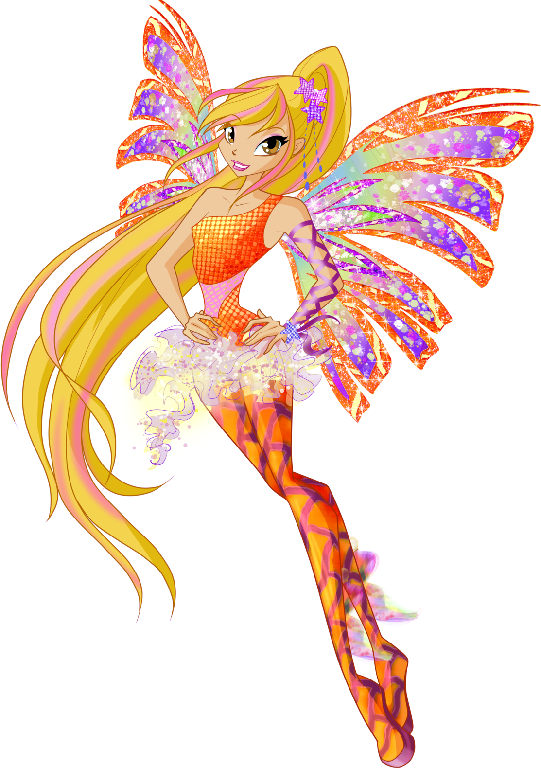 Winx Club Stella Sirenix Pose6 - Winx Club Stella Sirenix (1280x1728), Png Download