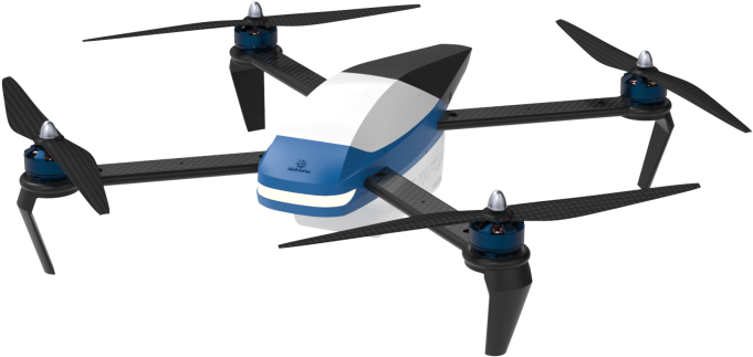 The - Drone Isometric (1024x440), Png Download
