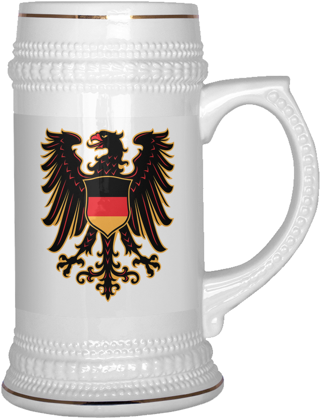 German Eagle Beer Stein - Bridal Shower Gift Bride And Groom Original Wedding (1024x1024), Png Download