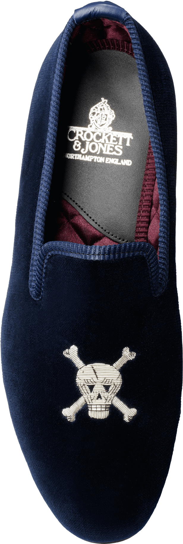 All Goodyear-welted Shoes & Boots Are 100% Made In - Bowhill & Elliot Black Velvet Smoking Slippers (900x1850), Png Download